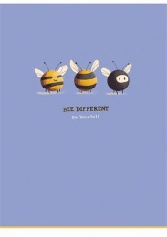 Füzet, tűzött, A4, kockás, 40 lap, SHKOLYARYK, "Bee different", vegyes