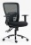 Irodai szék, karfás, fekete szövetborítás, feszített hálós háttámla, fekete lábkereszt, MAYAH "HD", fekete